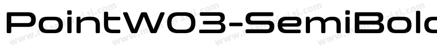 PointW03-SemiBold Regula字体转换